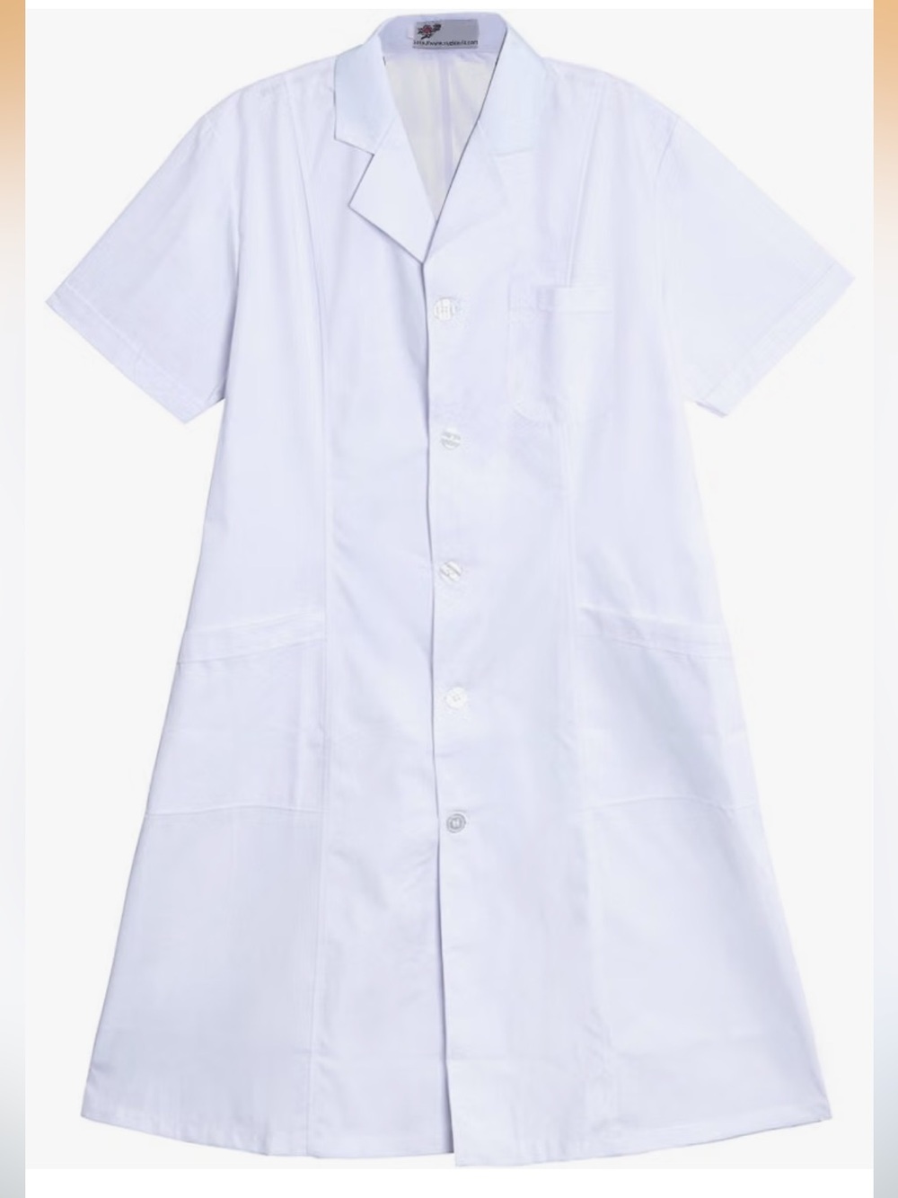 Women’s Lab Coat Nurse Dress Jacket Healthcare Doctor Scientist Lrg BNWoT